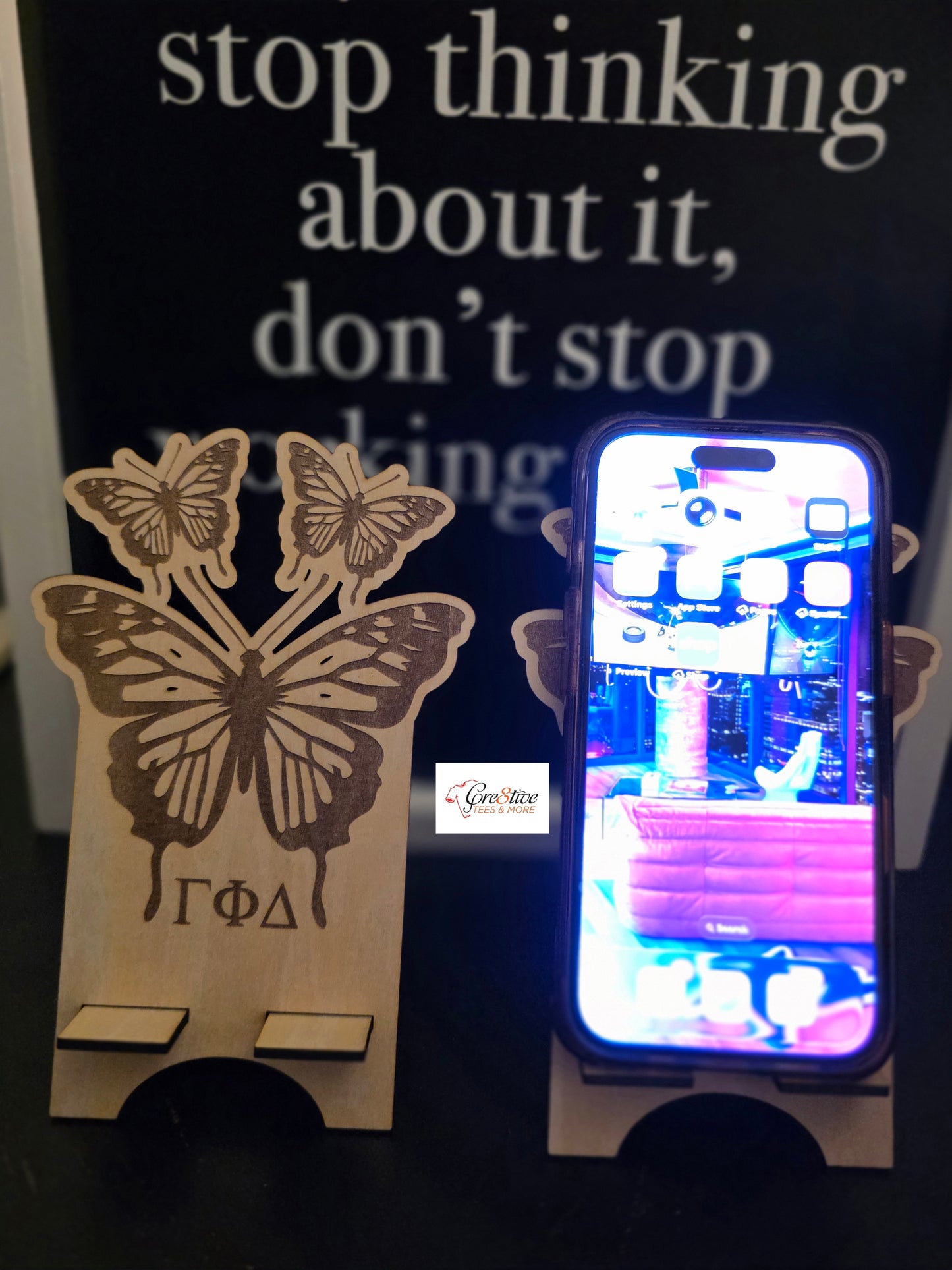 Wooden Phone stand