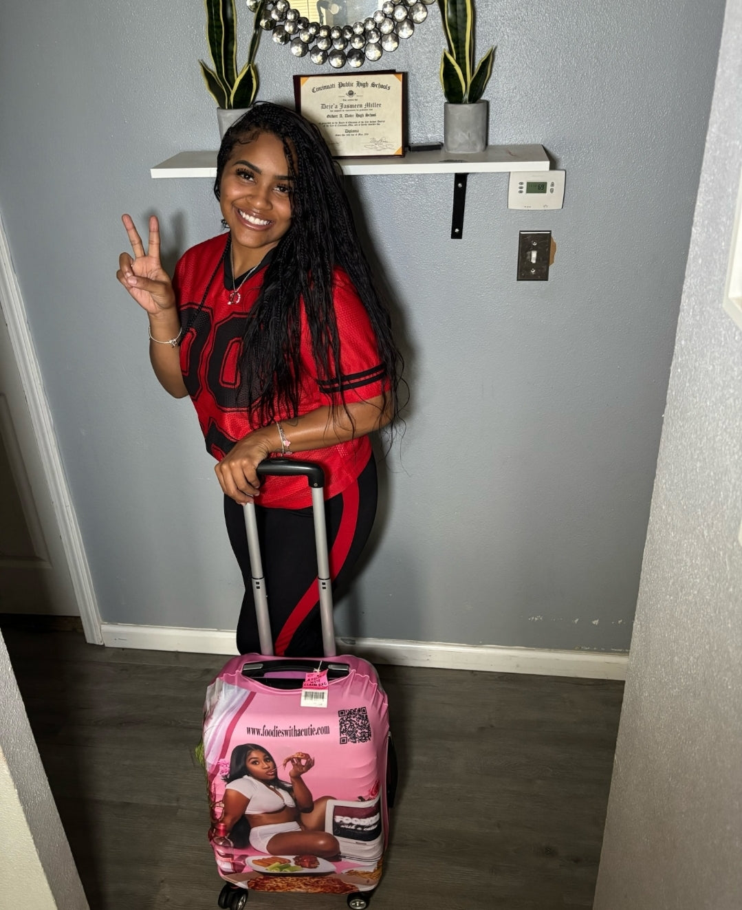 Small Custom Luggage Cover 18"-21"