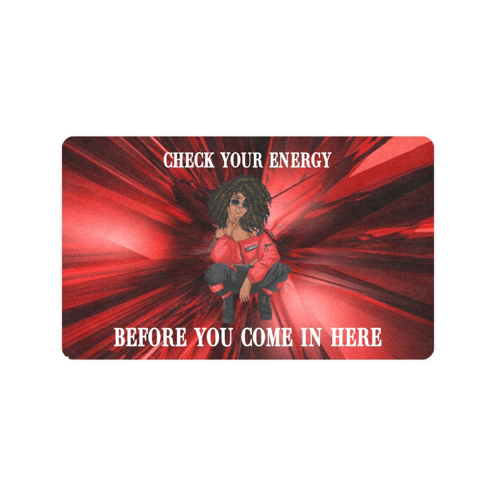 Check Your Energy Door Mat
