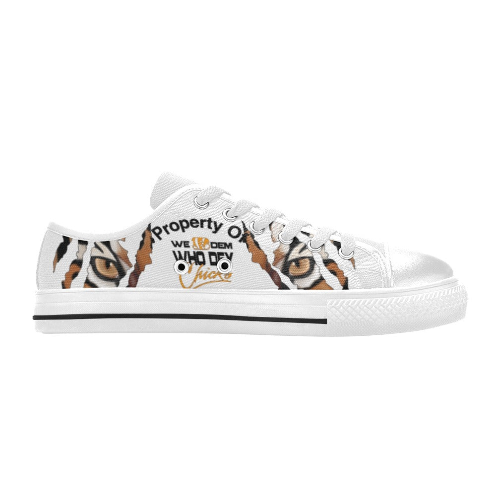 Who Dey Chicks Canvas Shoes