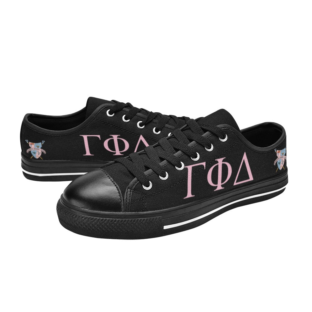 Gamma Phi Delta Low Top Shoes Black