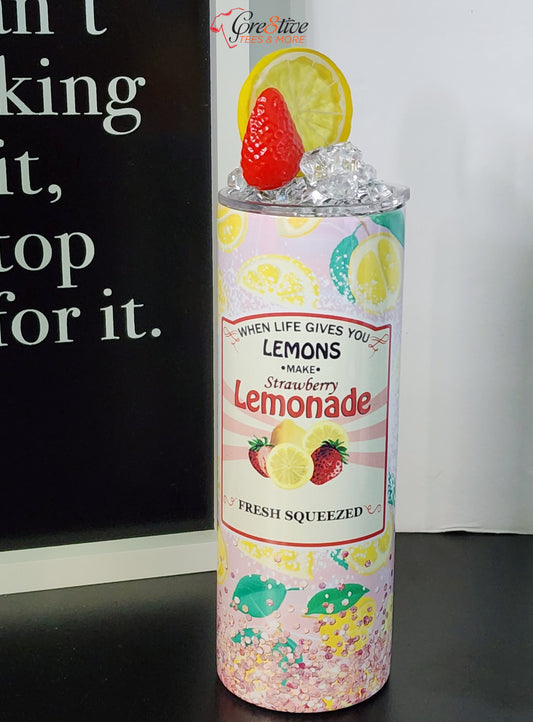 Strawberry Lemonade w/Ice Top Tumbler