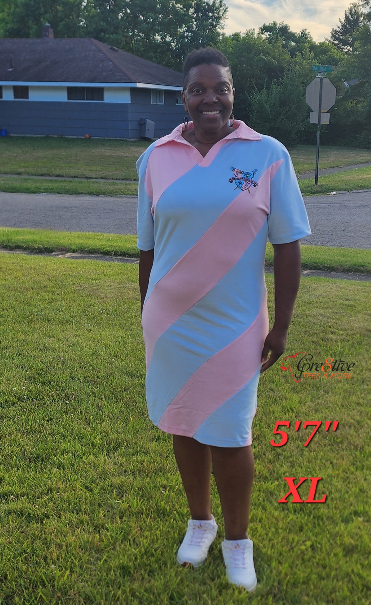 Gamma Stripe Dress