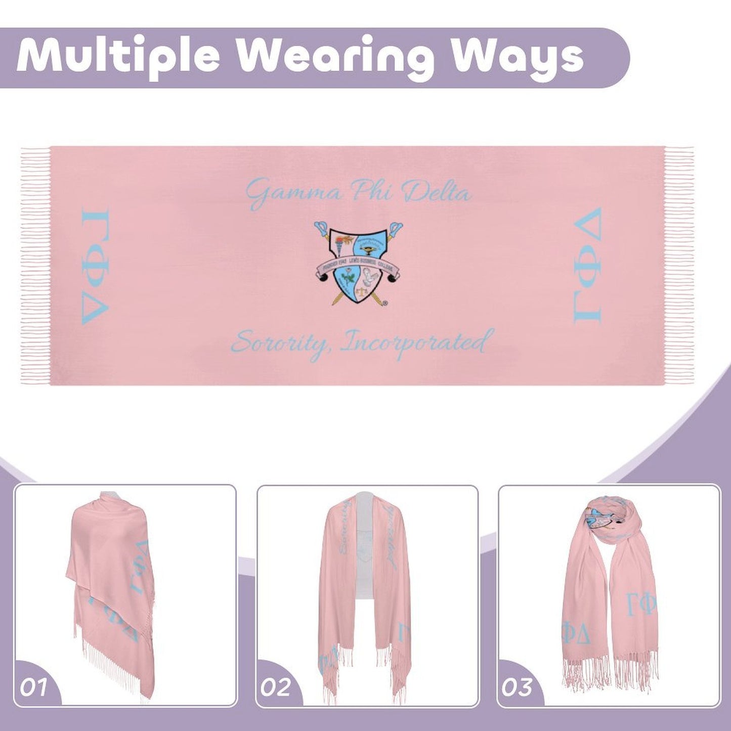 GPD Tassel Scarf