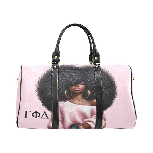 Big Hair Don't Care Pink Large Travel Bag