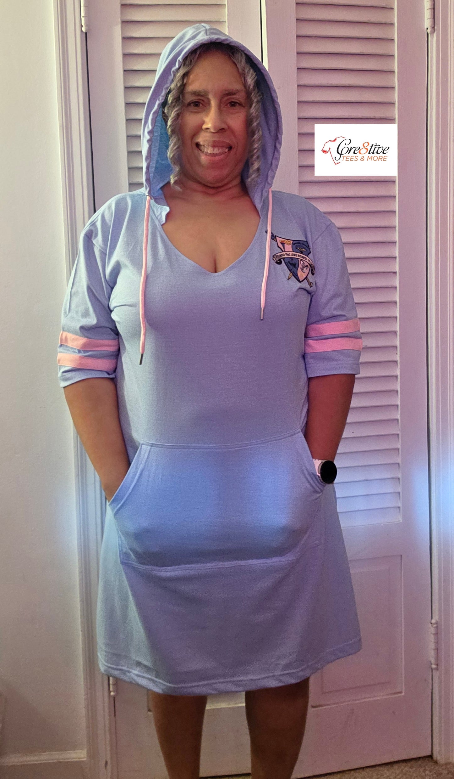 Gamma Hooded Dress