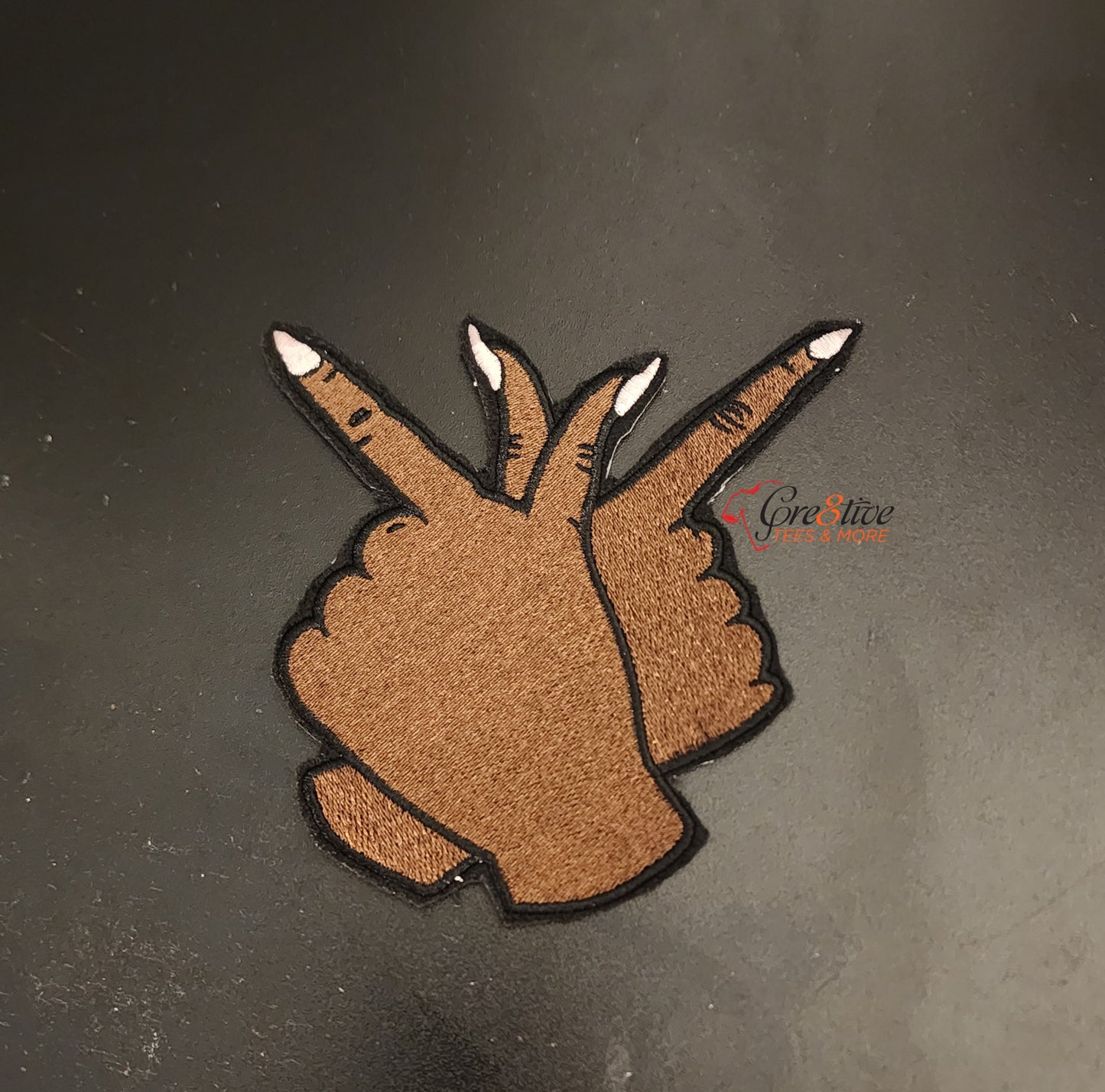 Butterfly Hands Iron On Patch