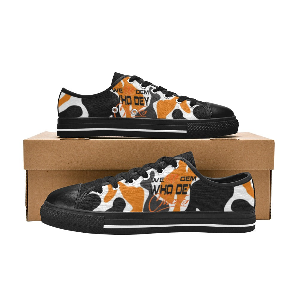 Who Dey Chicks Too Women's Classic Canvas Shoes