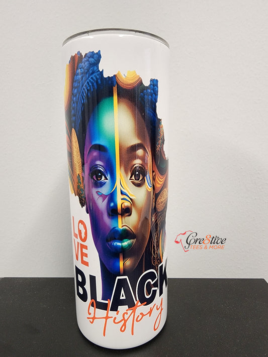 Black History Love Africa Tumbler