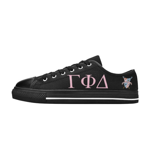 Gamma Phi Delta Low Top Shoes Black