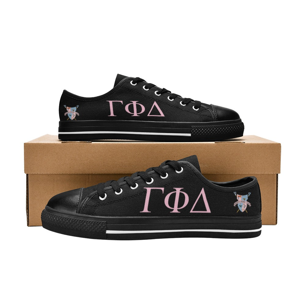 Gamma Phi Delta Low Top Shoes Black