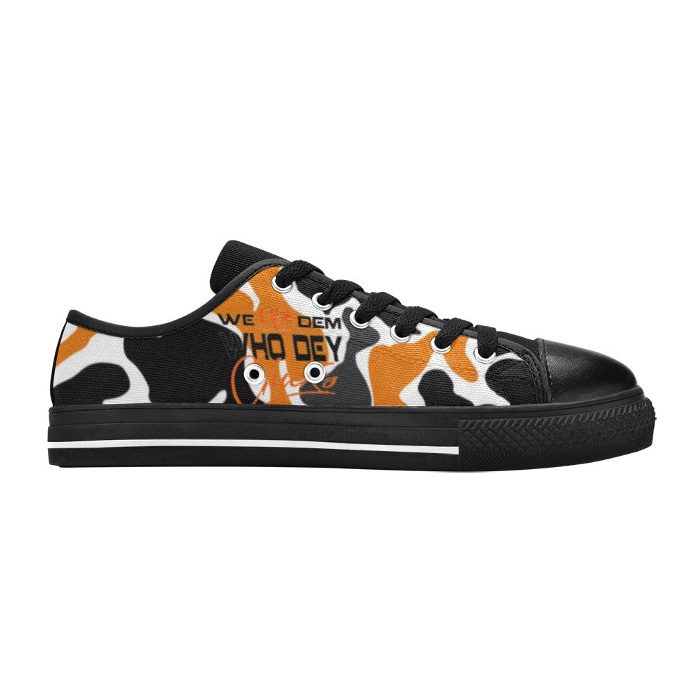 Who Dey Chicks Too Women's Classic Canvas Shoes