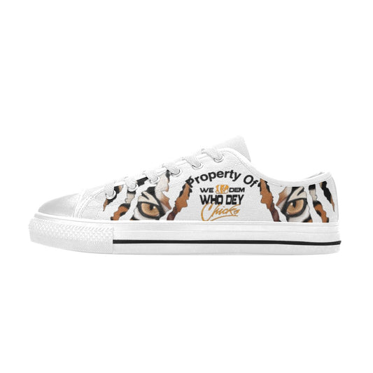 Who Dey Chicks Canvas Shoes