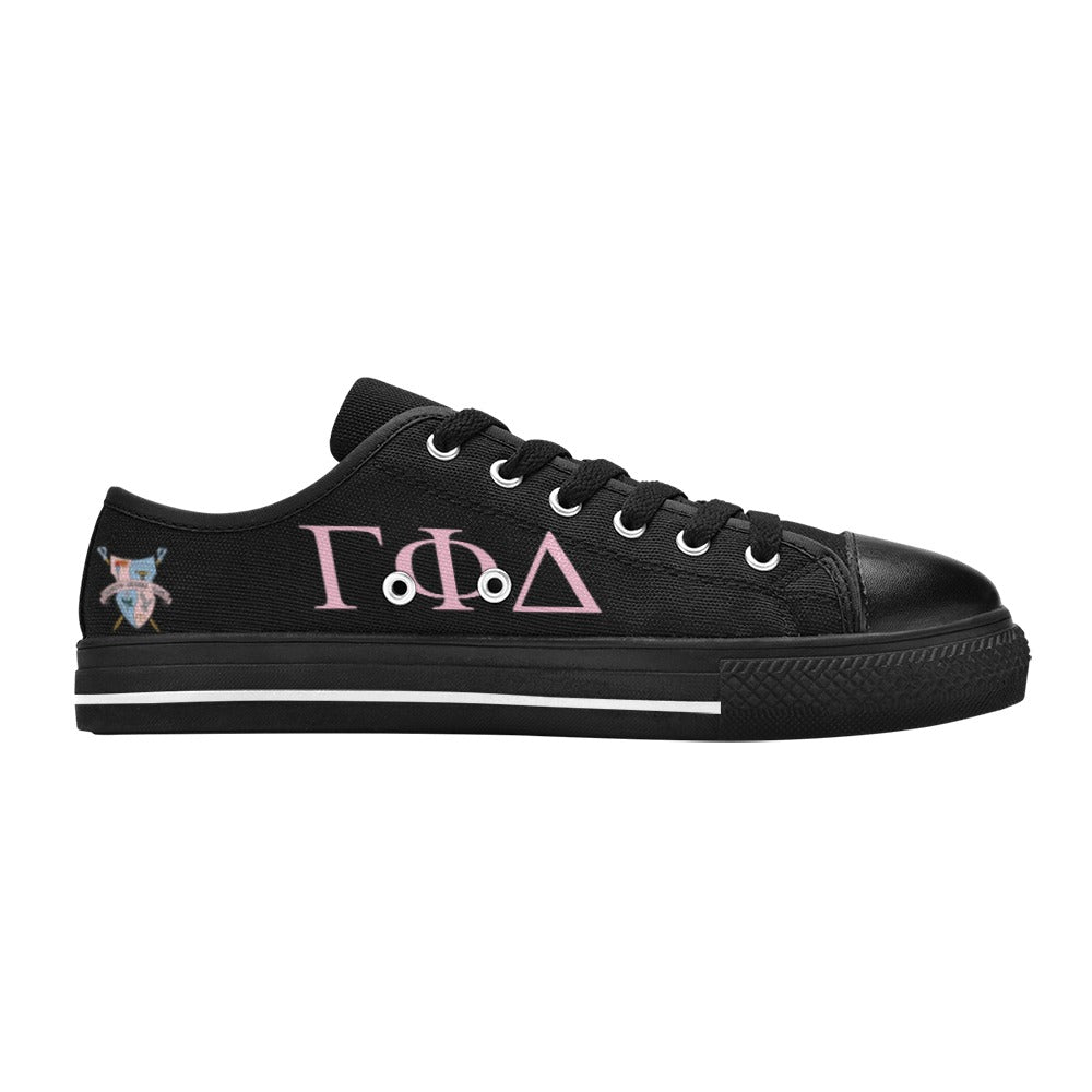 Gamma Phi Delta Low Top Shoes Black